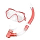 thumbnail image 1 of Juego de máscara de esnórquel, gafas de buceo, cómodas, ligeras con tubo de respiración, gafas de esnórquel, máscara de buceo y esnórquel para y Rojo, 1 of 9