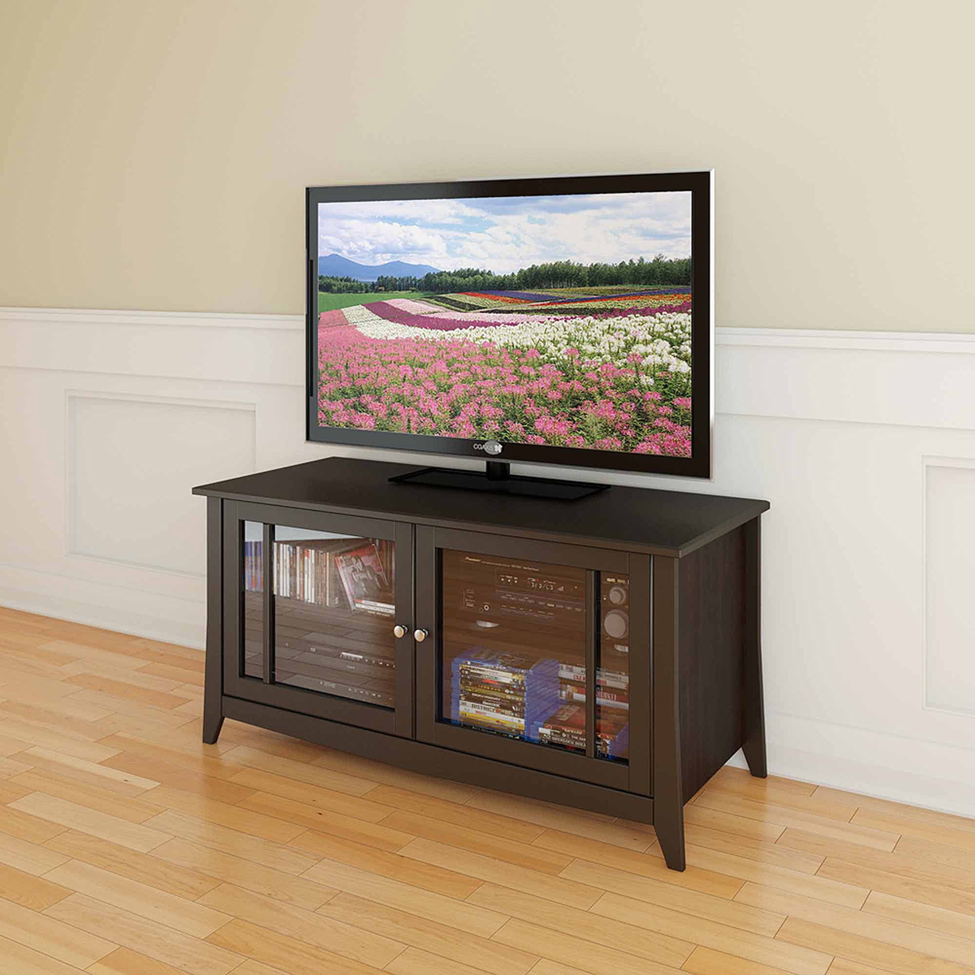 Elegance Espresso Tv Stand For Tvs Up To Walmartcom - elegance espresso tv stand for tvs up to walmartcom -