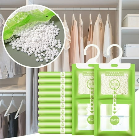 

ZAROYEAX 230g Interior Dehumidifier Desiccant Damp Storage Hanging Bags Wardrobe