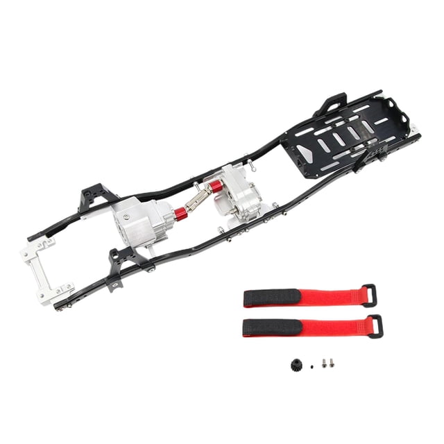chasis de 313 mm ,3 "para Axial SCX10 II RC Car Upgrade , 4 4 Yotijar caja de cambios prefijada de la distancia entre ejes