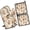 Fall Gnomes with Autumn Leaves Pattern, variant on Autumn Fall Leaves Pattern Kitchen Oven Mitt and Pot Holder Sets 2 Pcs for Baking, Cooking and Grilling, Heat Resistant Up To 392 °F