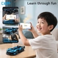 thumbnail image 5 of CaDA 421 Pieces Blue Flame Specter Building Block Set, Construction Toy Set, 5 of 5