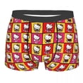 thumbnail image 1 of RWJDXD Custom Hello Kitty Anime Cat Pattern Underwear Men Stretch Boxer Briefs Shorts Panties Soft Underpants For Male o, 1 of 5