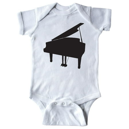 

Inktastic Piano Silhouette Gift Baby Boy or Baby Girl Bodysuit
