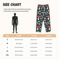 thumbnail image 4 of Lsque Colorful Mushrooms Print Women's Pajama Pants, Lounge Pant - Comfortable Home Wear,Elastic Waistband, Stylish Design-Small, 4 of 9