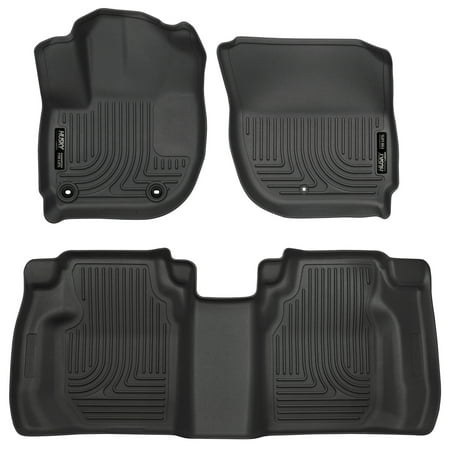 - Husky Liners Front & 2nd Seat Floor Liners (Footwell Coverage) Fits 15-18 Fit