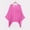 Hot Pink, variant on Women's 3/4 Sleeve Cotton Linen T-Shirt, Solid Color Loose Fit Round Neck Casual Top with Irregular Hem, Breathable Comfort for Spring Summer Everyday Wear, Vacation Outfits and Relaxed Style Pink M