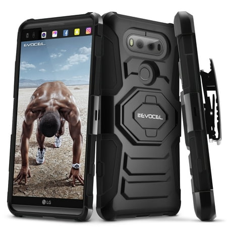 LG V20 Case, Evocel [Belt Clip Holster] [Kickstand] [Dual Layer] New Generation Phone Case for LG V20 (2016 Release),