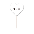 thumbnail image 1 of Lovely Face Unhappy Expression Toothpick Flags Heart Lable Cupcake Picks, 1 of 3