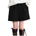 thumbnail image 7 of OGLCCG Girls Cotton Shorts Kids Athletic Running Sweat Shorts with Pockets Summer Casual Elastic Waist Beach Shorts 3-16 Years, 7 of 7