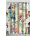 thumbnail image 1 of EREHome cubes geometric Blackout Window Curtain Drapery Panels 52x84 Inch One Piece, 1 of 1