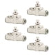thumbnail image 1 of Válvula De Control De Flujo De Aire, 5 Piezas Fácil Instalación Cambio Rápido PVC 0.1-0.7MPa Válvulas Neumáticas Para Herramientas ANGGREK Air Valve Fitting, 1 of 8