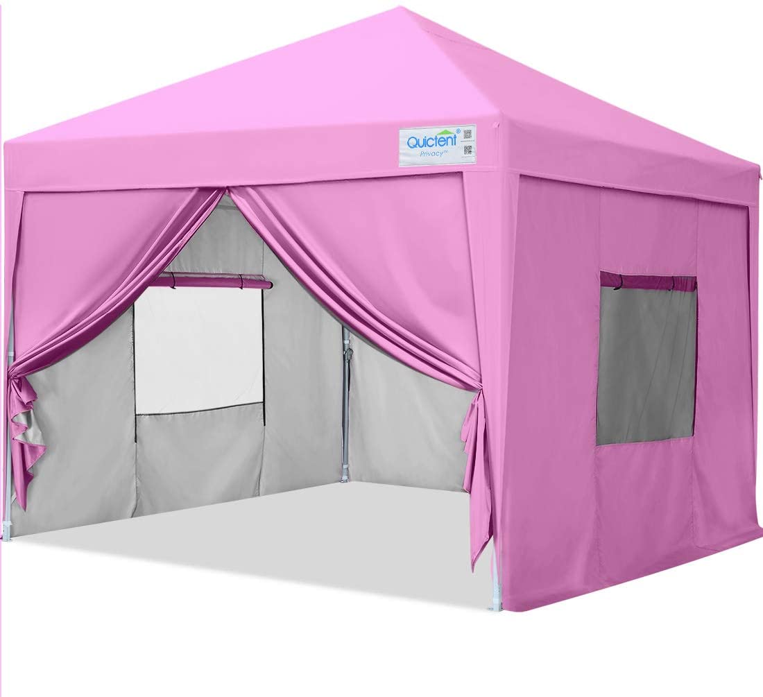 Quictent Privacy 10’x10’Pop up Canopy Tent with Sidewalls Enclosed