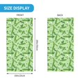 thumbnail image 2 of Neck Gaiter Face Mask Men Women, green Peas leaf Warmer Breathable Face Cover Scarf Bandanas Head Wrap Hiking Cycling Ski Sports, 2 of 6