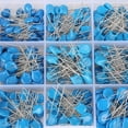 thumbnail image 2 of 450PCS 100pF-10000pF Kit de condensadores Condensador de cerámica Kit de surtido de condensadores de cerámica DIP de alto voltaje, 2 of 8
