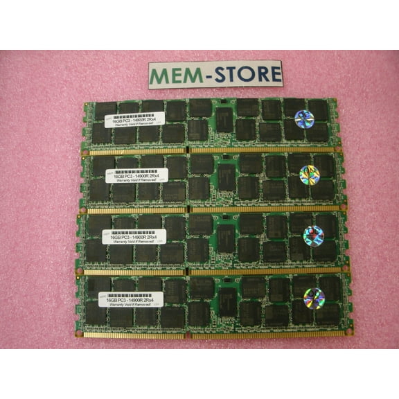 64GB (4x16GB) PC3-14900 1866MHz RAM Memory for Mac Pro 6,1 3.0Ghz 8-Core, 3.5Ghz 6-Core (3rd Party)