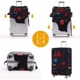 thumbnail image 4 of Washable Luggage Cover Suitcase Anti-Scratch Protector Suitcase Cover Fits 22-24 Inch Luggage (M) Go Travel-World, 4 of 5