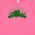thumbnail image 4 of Inktastic My 1st St. Patrick's Day with Plaid Shamrocks Boys or Girls Baby T-Shirt, 4 of 5