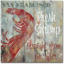 Trademark Fine Art "Restaurant Seafood I" Canvas Art by Color Bakery
