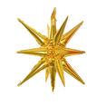 thumbnail image 4 of Globo de aluminio con forma de estrella unida y forma de gota de agua de un solo cuerpo para decoración de bodas, fiestas de cumpleaños, 4 of 5