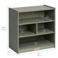 thumbnail image 2 of ECR4Kids Mobile Building Block Storage Cabinet, Small, Classroom Furniture, Grey Wash, 2 of 9
