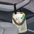 thumbnail image 3 of Yuyamidu Aztec Western Geometric Car Garbage Bags Waterproof Vehicle Trash Bags Bins Pink Auto Storage Bag Universal Car Interior Accessories for Front Seat, Back Seat, 3 of 7