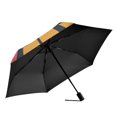 thumbnail image 2 of FORMRS Travel Umbrella Folding Auto Open Close Windproof Rain UV Protection, Red UFO, 2 of 8