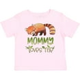 thumbnail image 3 of Inktastic Mommy Loves Me Cute Red Panda Boys or Girls Baby T-Shirt, 3 of 5