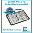 thumbnail image 3 of Garmin Nuvi 770 Battery Replacement Kit with Tools, Video Instructions, Extended Life Battery and Full One Year Warranty, 3 of 3