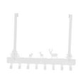 thumbnail image 4 of GOOHOCHY White Iron Over the Door Hook for Home Use and SpaceSaving 4.7 Inches, 4 of 8