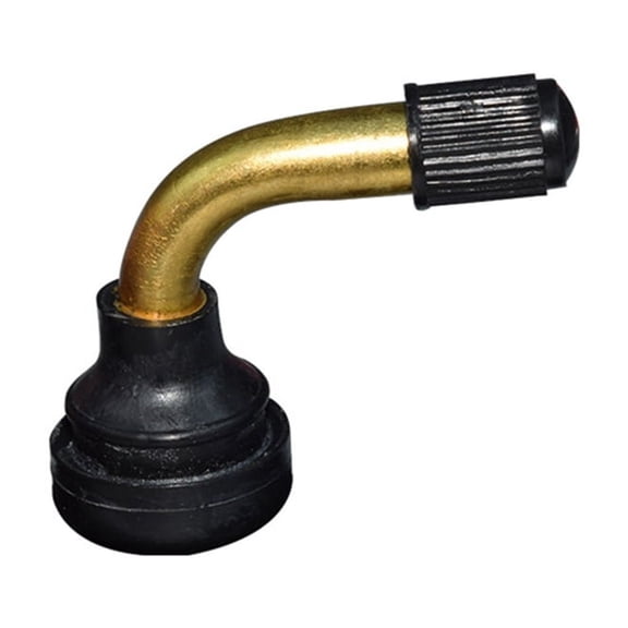 JZROCKER 1 Pair Tyre Valves Stem with Caps PVR40 50 60 70 Tire Valves Stem for Motorcycle Scooter Tubeless Tires 90 Degree Bent