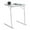 White, variant on Magshion Tilting TV Tray Foldable Table, 22" Adjustable Height Desk for Eating Dinner Working on Bed & Sofa, White