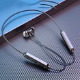 thumbnail image 4 of Auricures inalámbricos con banda cuello, auricures deportivos retráctiles, estéreo, a prueba de sudor, IPX5, a prueba de agua para teléfon, 4 of 9