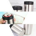 thumbnail image 3 of EeaseMX Vaso de acero inoxidable de gran capacidad con tapa para Coca-Cola y café (12 oz), 3 of 7
