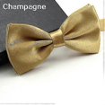 thumbnail image 1 of Men Classic Solid Color Bowtie Necktie Tuxedo Wedding Party Adjustable Bow Tie, 1 of 4