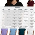 thumbnail image 5 of POROPL Scrub Tops for Women V-Neck Short Sleeve,2 Pocket Comfortable Scrub Shirts Size L-5XL, 5 of 5