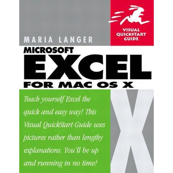 Pre-Owned Excel X for Mac OS X: Visual Quickstart Guide (Paperback) 0201758423 9780201758429