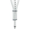 Quick Fit Push Button Aluminum Crutches, Adjustable, 4' 7" To 6' 7"