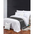 thumbnail image 2 of Bed Runner Scarf Cal King Size, Animal Print Stain Bed Runners & Scarves for Foot of Beds, Minimalist Vintage Animal Leather Black Decorative Bedding Runner Scarf for Hotel Home Bedroom 102 x20 Inch, 2 of 6