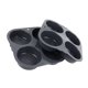 thumbnail image 1 of Molde Para Panecillos De Hamburguesa, Molde Para Panecillos De Hamburguesa, Suave, Antiadherente, 4 Tazas, Resistente Al Calor, Multiusos Para Panecillos Caseros, 1 of 7