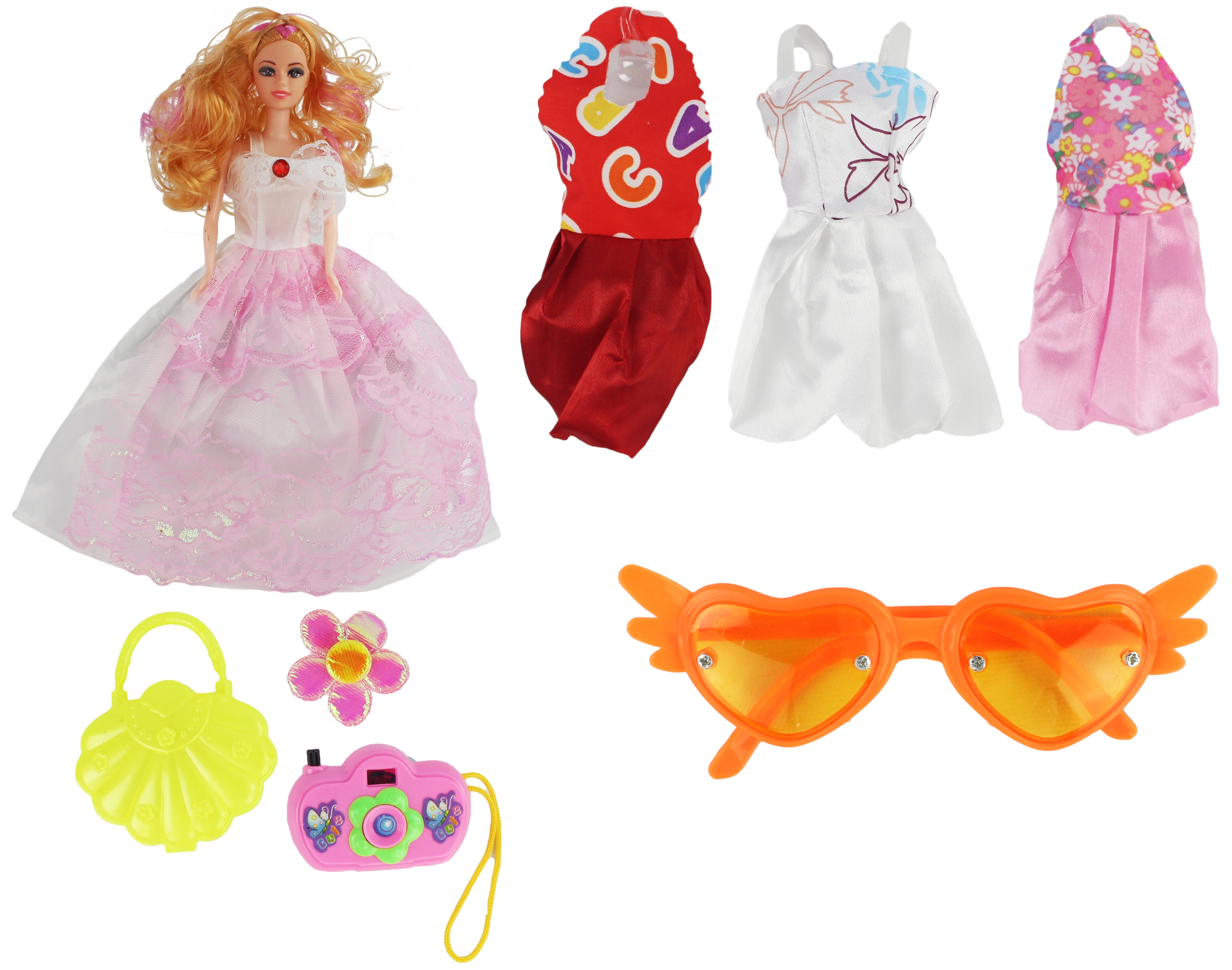 11.5" Single Pretend Play Fashion Toy Doll with Cool Fashionable