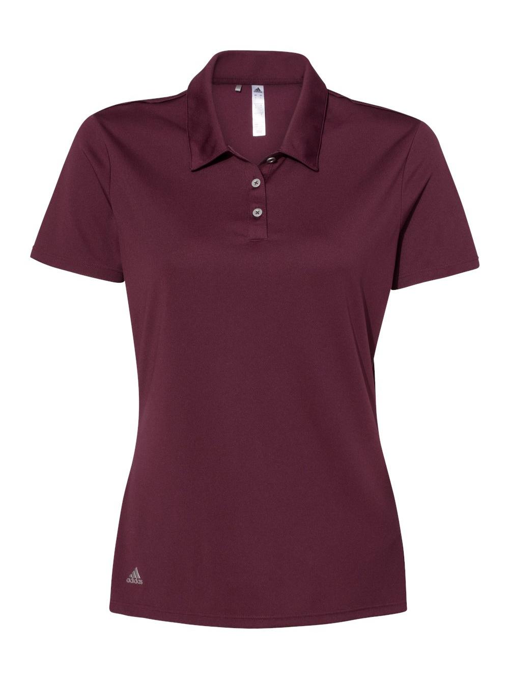 adidas maroon polo
