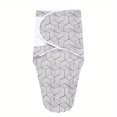 thumbnail image 3 of Baby Swaddle Blanket, Gelisite Neutral Swaddle Wrap For Baby, Easy Adjustable Soft Cotton Infant Sleep Sack, Baby Swaddles 0-3 Months, 3 of 4