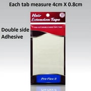 Pro Flex Extension Tape Tabs. 120 Double Side Adhesive by Walker Tape Co.