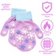 thumbnail image 3 of Set de gorro y guantes de invierno Disney Frozen para niñas de 2 a 7 años, 3 of 7