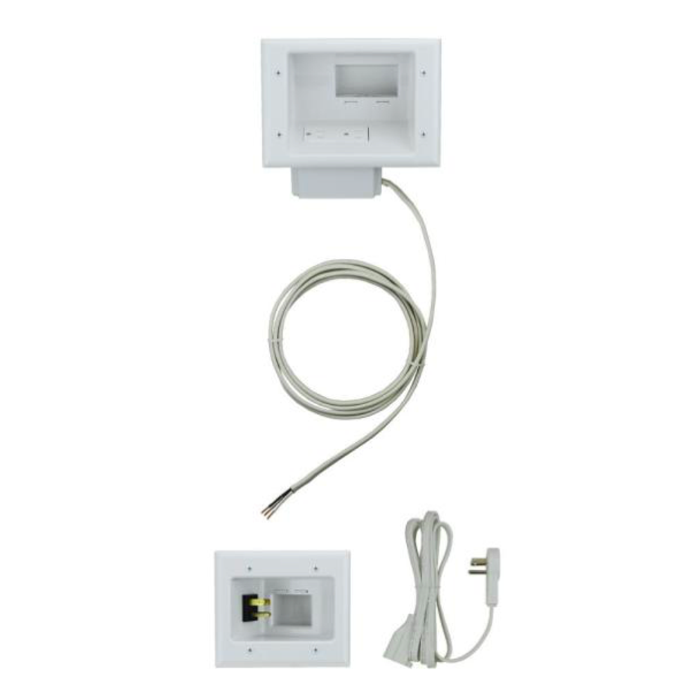 Commercial Electric Flat Panel TV Cable Organizer Kit