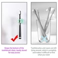 thumbnail image 4 of 4 Soportes de Silicona para Cepillos de Dientes: Autoadhesivos Multifunción para Colgar en la Pared C, 4 of 7
