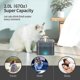 thumbnail image 4 of Fuente de agua para mascotas, fuente de agua para gatos, bajo nivel de ruido, ajustable, con forma de flor y luz LED. Dispensador para perros., 4 of 5