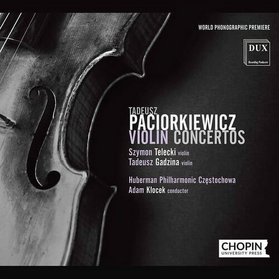 Klocek Huberman Philharmonic Czestochowa Telecki Gadzina - Violin Concertos - Music & Performance - CD