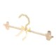 thumbnail image 1 of Perchas elegantes para ropa, vestidos, pantalones, perchas de perlas, perchas para armario, perchas de perlas Percha Clips Beige, 1 of 9